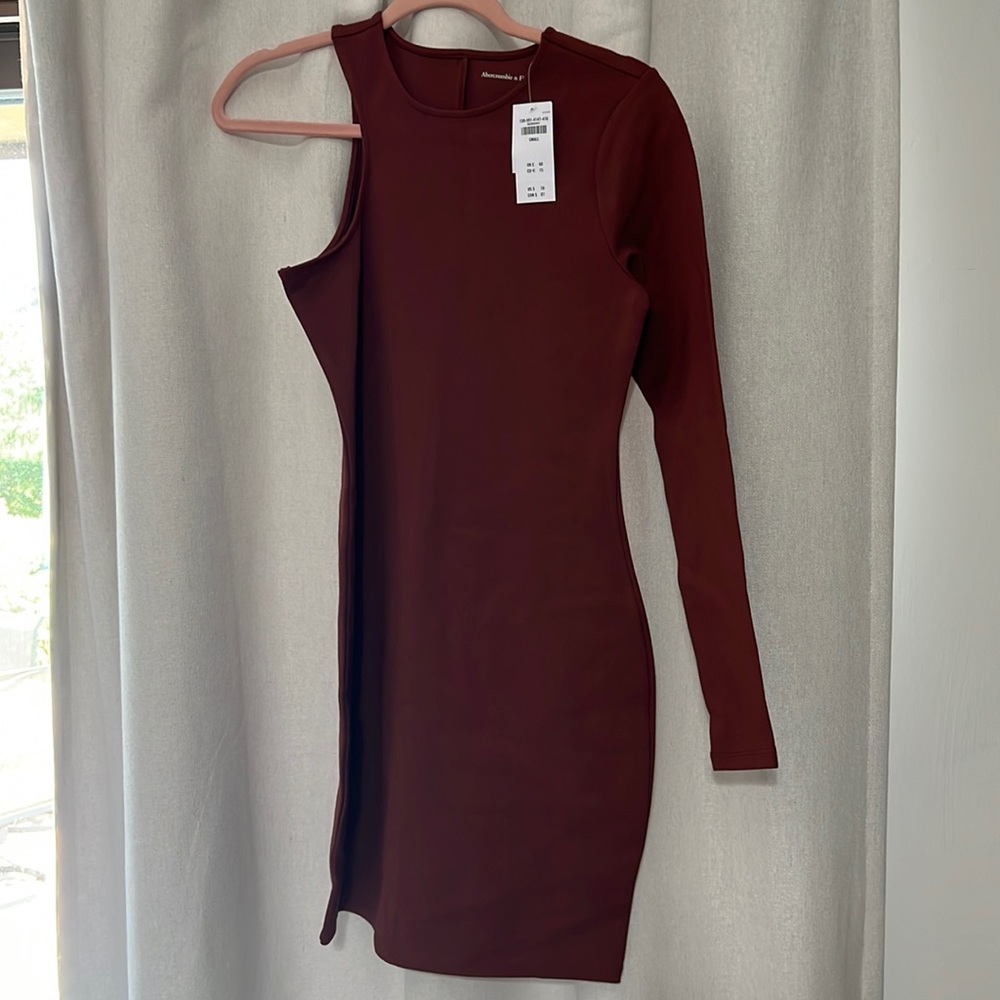 A&F Asymmetrical ponte dress